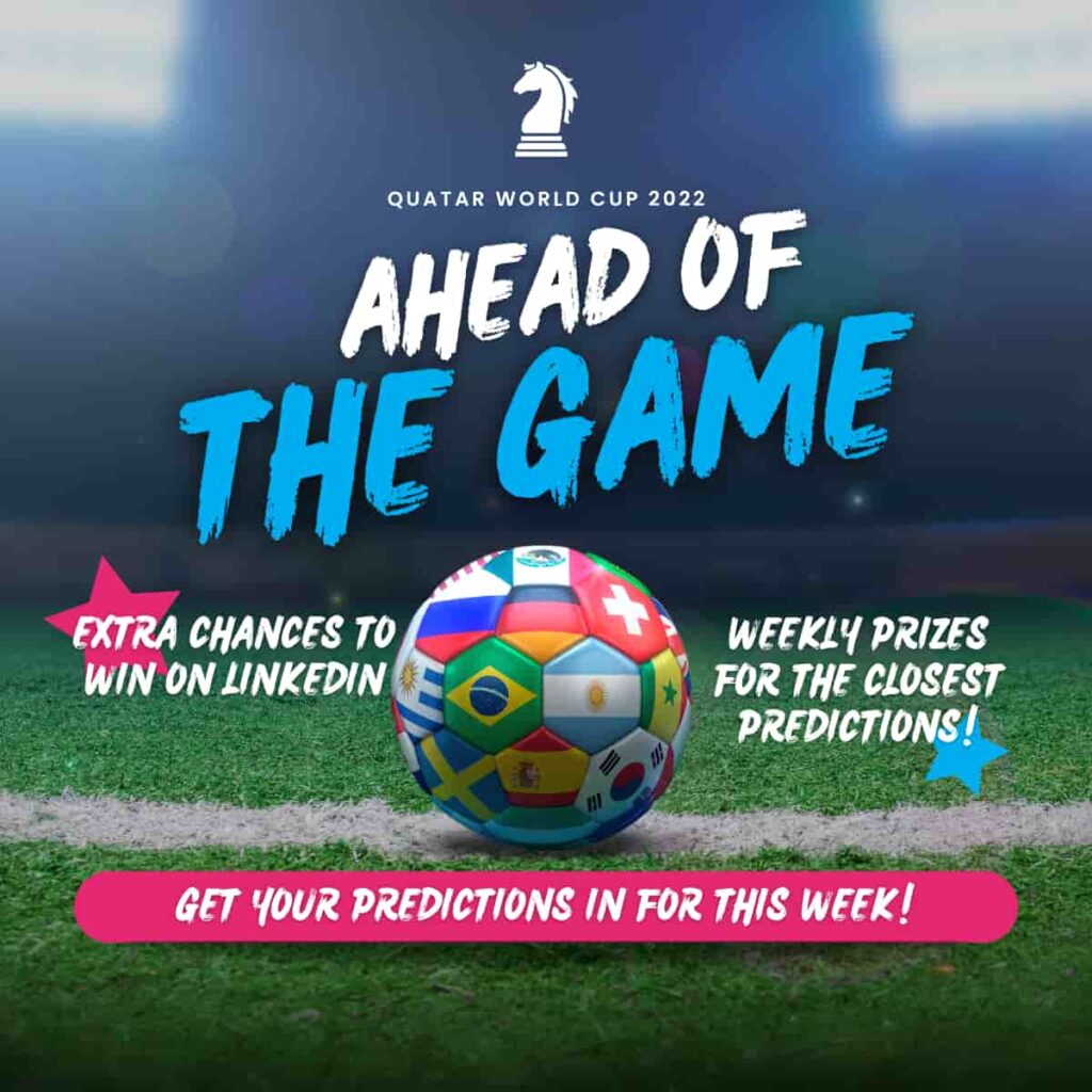 Ahead of the game competition banner mobile